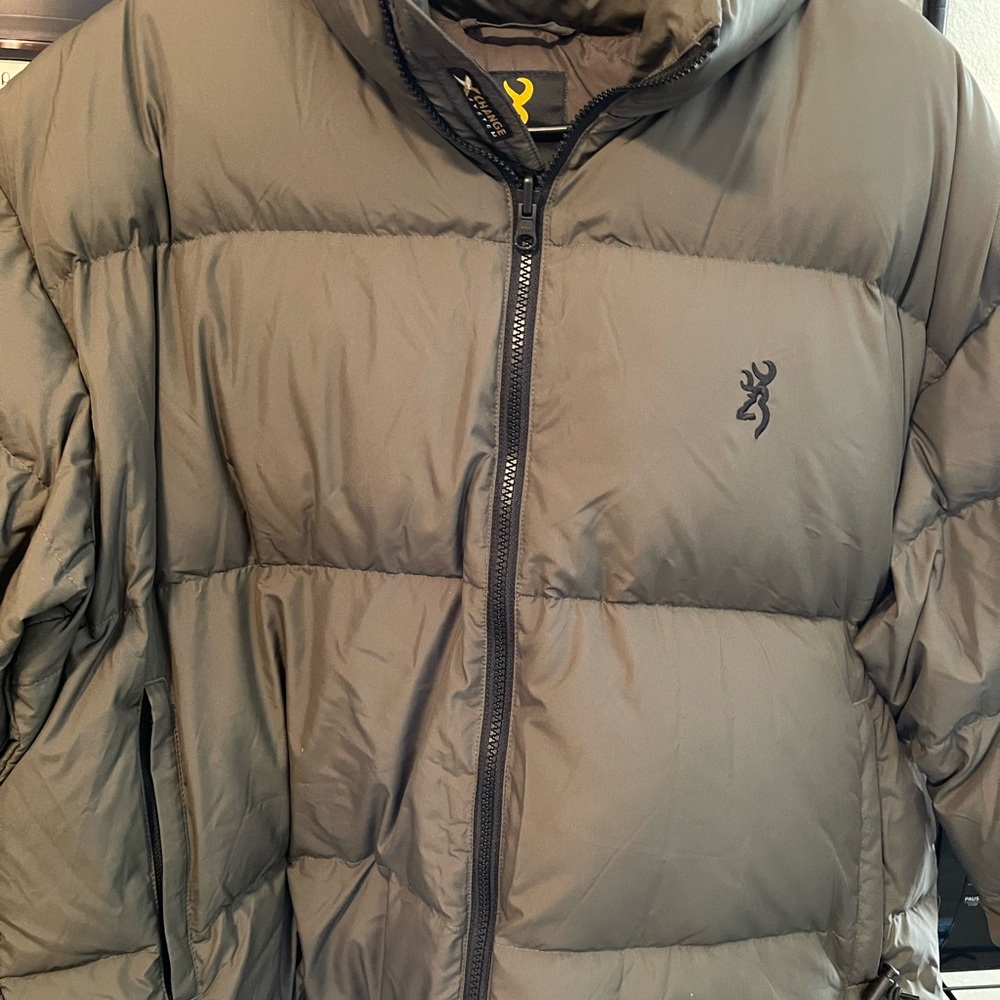 Mens browning jacket XL olive